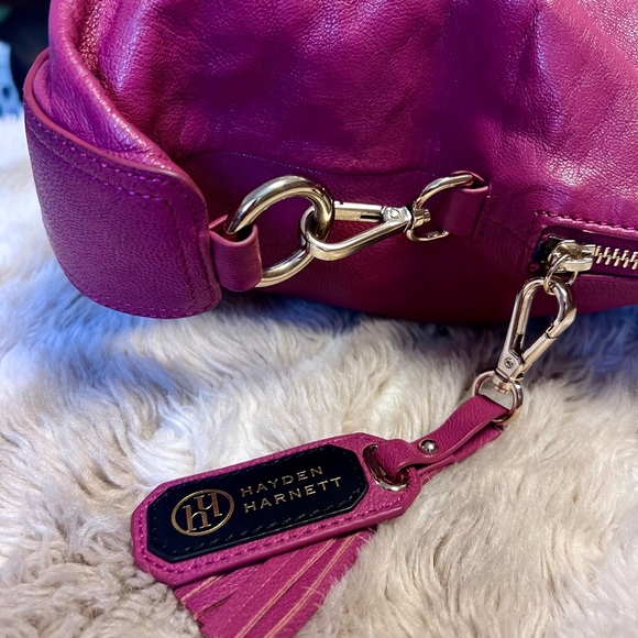 Hayden Harnett Raspberry Dome Satchel - Picture 3 of 9